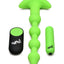 Bang! 28x Glow In The Dark Silicone Rechargeable Anal Beads with Remote