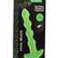 Bang! 28x Glow In The Dark Silicone Rechargeable Anal Beads with Remote - Glow In The Dark/Green