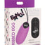 Bang! 28x Ribbed Rechargeable Silicone Egg with Remote Control