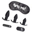 Bang! Backdoor Adventure Rechargeable Silicone Butt Plug Kit