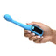 Bang! Digital Rechargeable Silicone G-Spot Vibrator - Blue