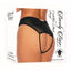 Barely Bare Crotchless Mesh Brief - Black - One Size