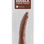 Basix Dong Slim 7 with Suction Cup - Brown - 7in