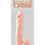 Basix Rubber Works Dong with Suction Cup - Flesh - 12in