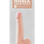 Basix Rubber Works Dong with Suction Cup - Vanilla - 7.5in