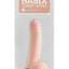 Basix Rubber Works Suction Cup Dong - Vanilla - 8in