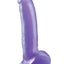 Basix Rubber Works Suction Cup Dong - Purple - 9in