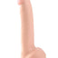 Basix Rubber Works Suction Cup Dong - Flesh - 9in