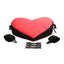 Bedroom Bliss Bondage Love Pillow - Black/Red