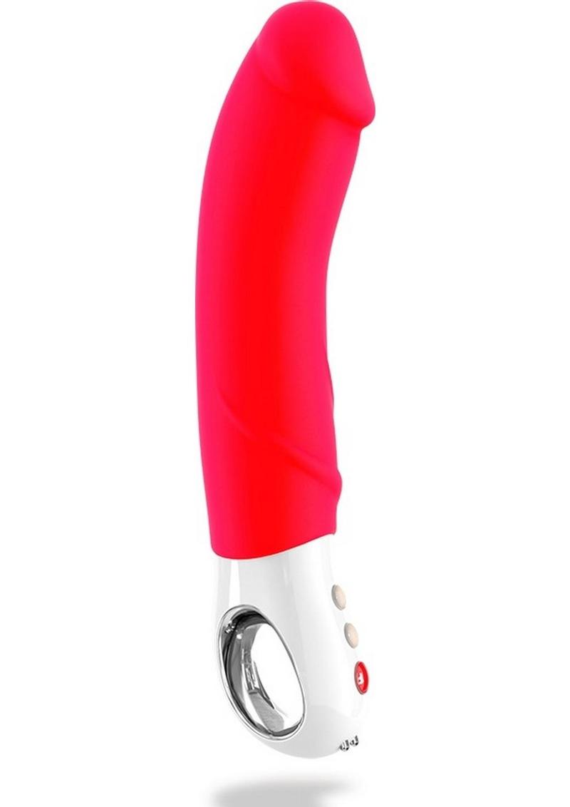 Big Boss G5 Vibrating Silicone Dildo - Pink