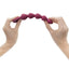 Bing Bang Silicone Anal Beads - Plum Star/Purple - Medium