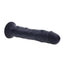 Black Thunder Rechargeable Silicone Dildo with Remote