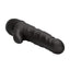 Black Velvet Clit Arouser Realistic Vibrator - Black