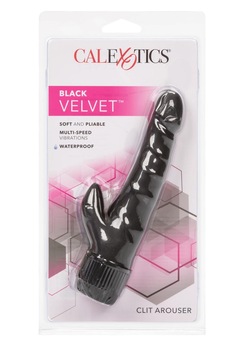 Black Velvet Clit Arouser Realistic Vibrator