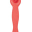 Blaze Luscious Licker Rechargeable Silicone Dual End Vibrator - Coral/Pink