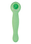 Blaze Luscious Licker Rechargeable Silicone Dual End Vibrator - Green/Mint