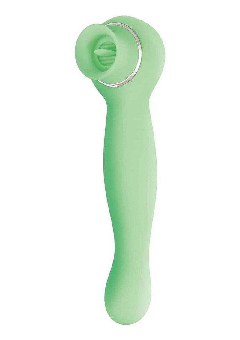 Blaze Luscious Licker Rechargeable Silicone Dual End Vibrator