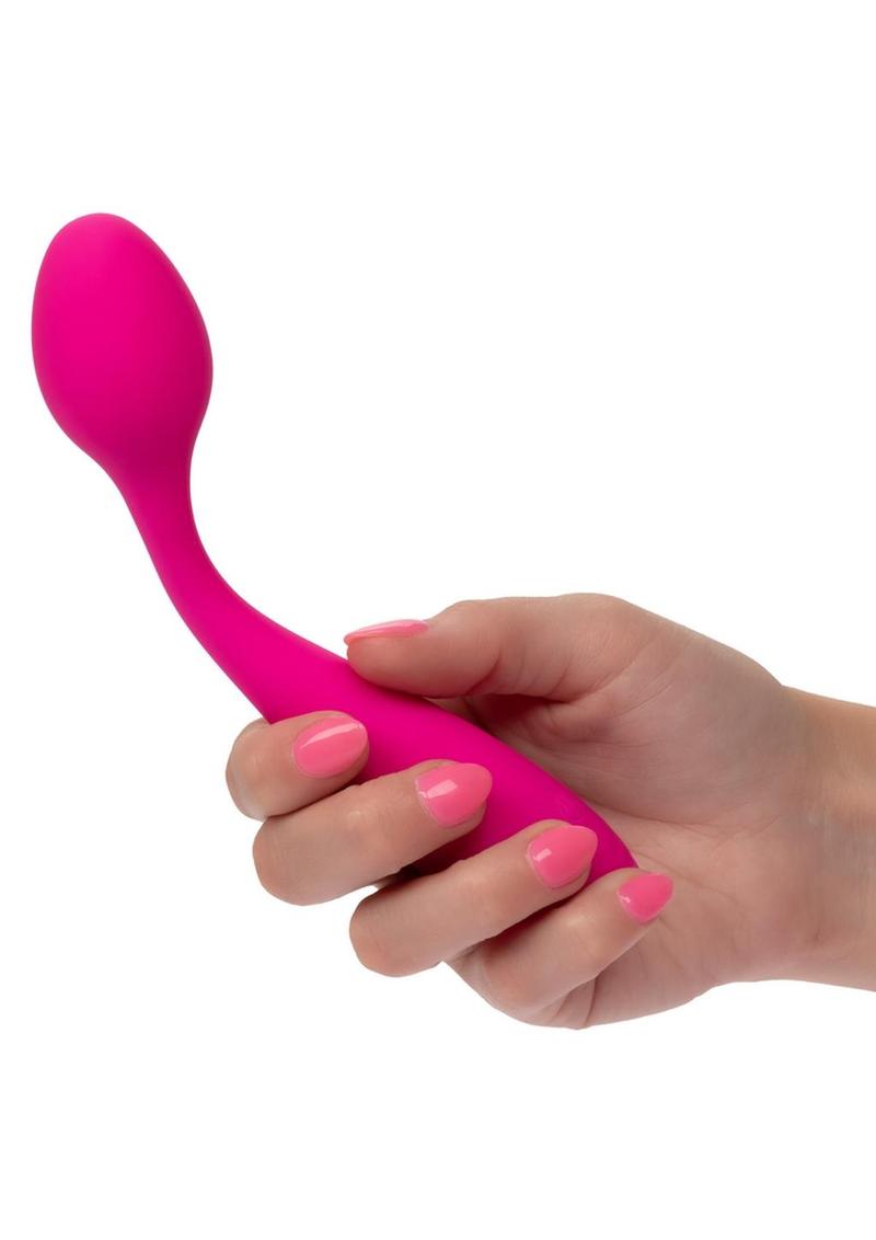 Bliss Liquid Silicone Bendie G Rechargeable G-Spot Vibrator - Pink