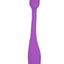 Bliss Liquid Silicone Flex-O-Teaser Rechargeable Clitoral Stimulator - Purple