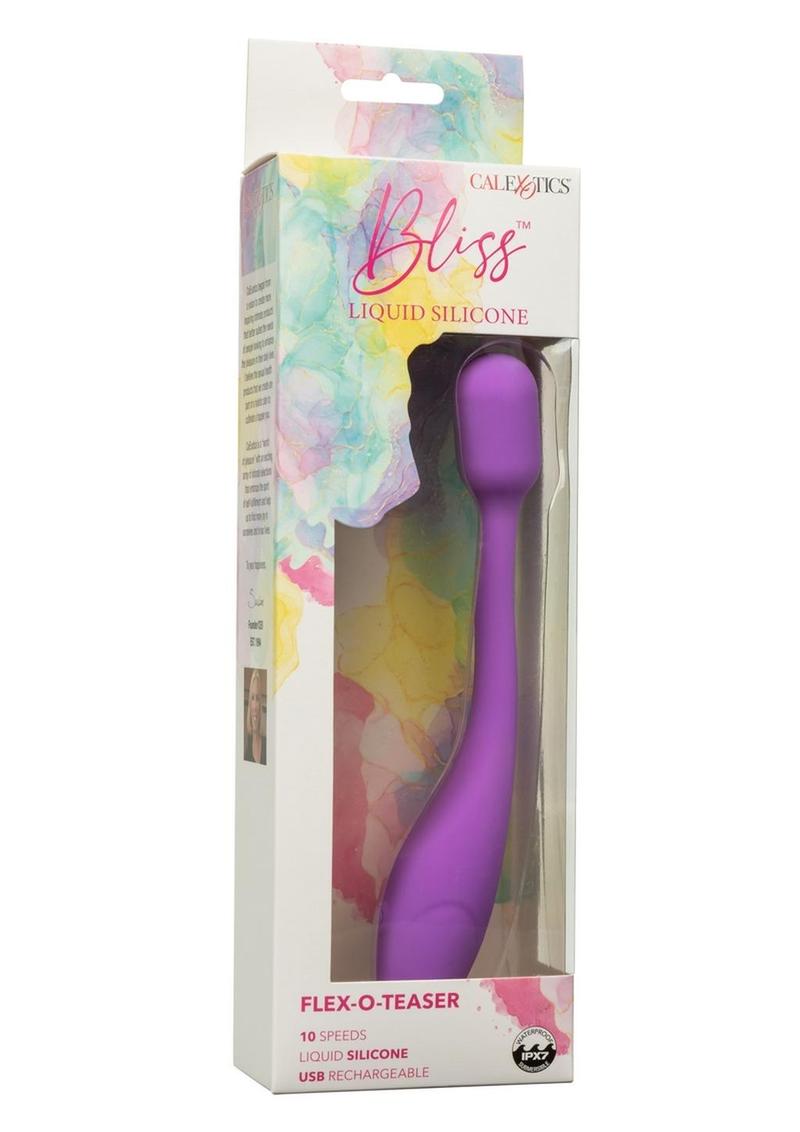 Bliss Liquid Silicone Flex-O-Teaser Rechargeable Clitoral Stimulator