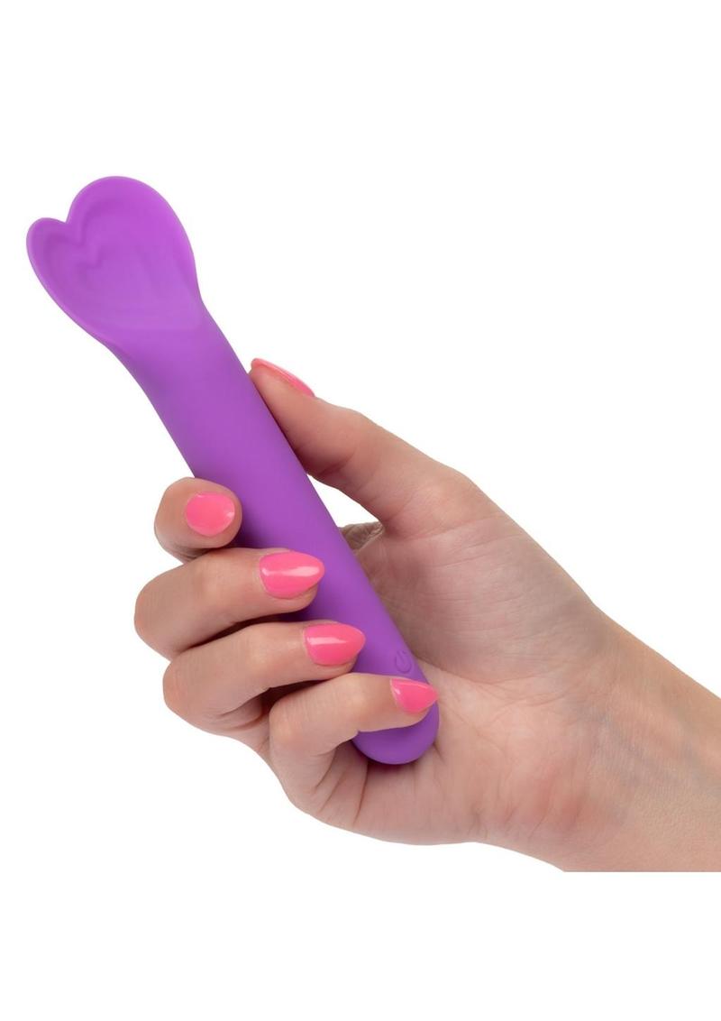 Bliss Liquid Silicone Lover Rechargeable Vibrator - Purple