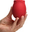 Bloomgasm Mystic Rose Rechargeable Silicone Sucking and Vibrating Clitoral Stimulator - Red