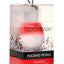 Bloomgasm Pulsing Petals Throbbing Silicone Rechargeable Rose Stimulator - Red/White