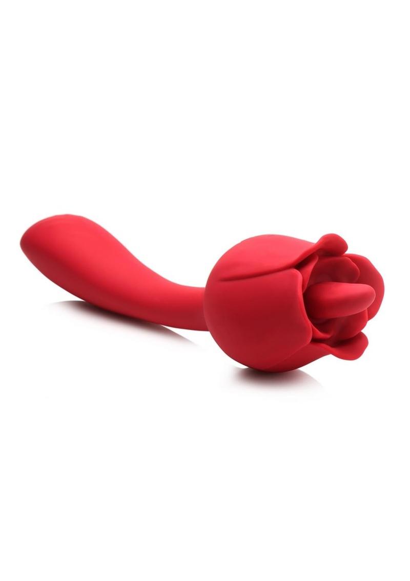 Bloomgasm Regal Rose Licking Rose Silicone Clitoral Vibrator