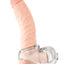 Blue Line Ball Sheath with Compression Cock Support - Clear