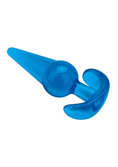 Blue Line Medium Tapered Butt Plug - Blue - Medium - 5in