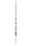 Blue Line Ribbed Urethral Sound 4.25in - Stainless - Steel