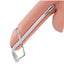 Blue Line Stainless Steel Cock Ring Catheter Urethral Plug
