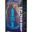 Blue Line Tear Drop Butt Plug - Blue - 3.5in