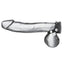 Blueline Silicone T-Style Cock Ring with Ball Divider