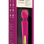 Lush Allana Velvet Rechargeable Silicone Wand Vibrator - Magenta/Purple/Rose Gold