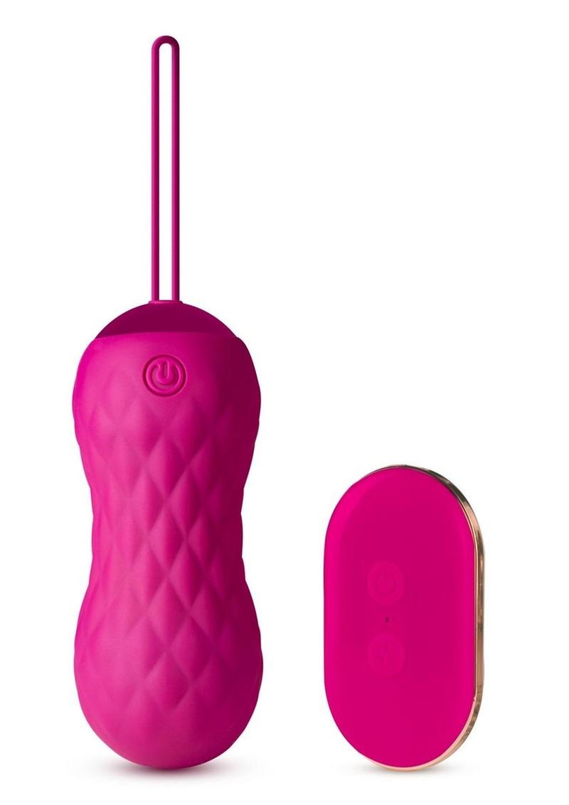 Lush Carina Rechargeable Silicone Vibrating Egg - Velvet