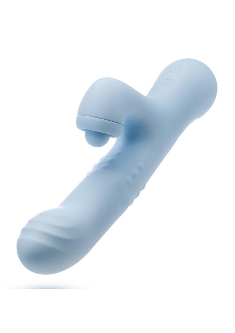 Blush Devin Rechargeable Silicone Rabbit Vibrator