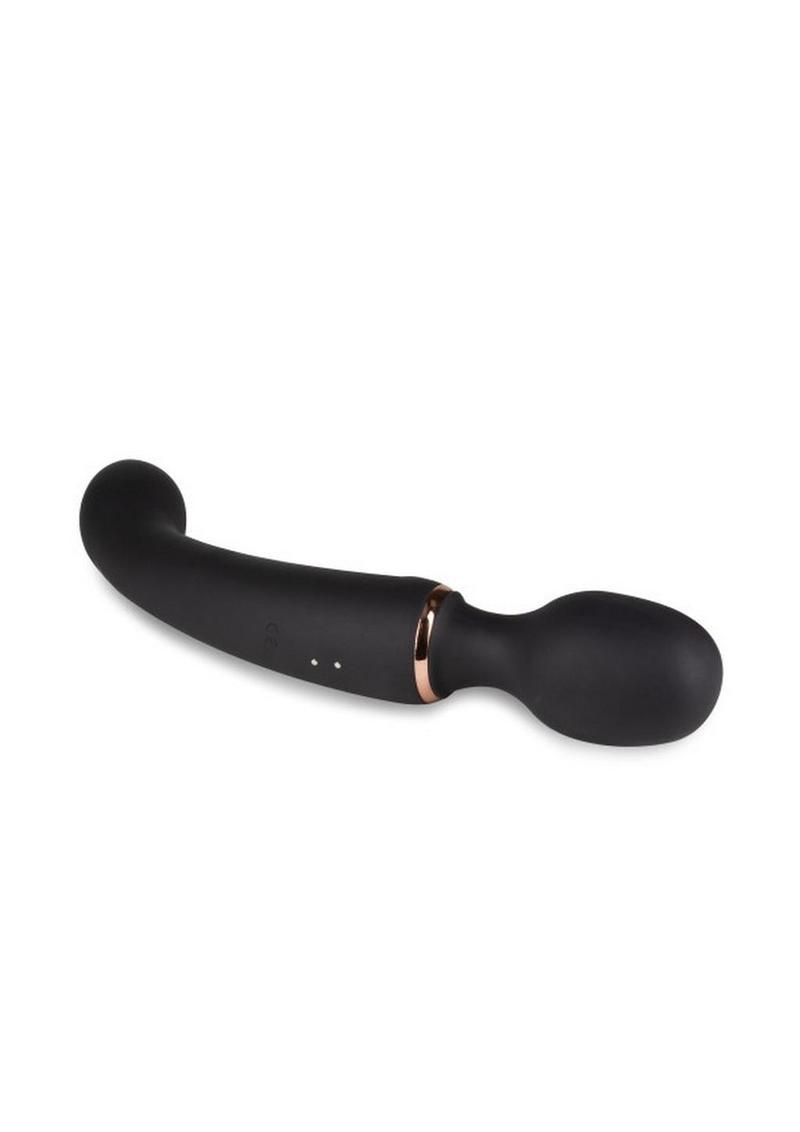 Lush Gia Rechargeable Silicone Massage Wand - Black