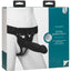 Body Extensions Be Bold Silicone Strap-On Harness with Hollow Dildo - Black - 8in - 2 Piece Kit