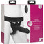 Body Extensions Be Risque Silicone Strap-On Rechargeable Vibrating Harness with Dildo and Remote