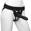 Body Extensions Be Strong Silicone Strap-On Harness with Hollow Slim Dildo - Black - 7.5in - 2 Piece Kit