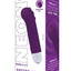 Bodywand Dotted Mini G Rechargeable Silicone Vibrator - Neon Purple/Purple