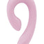 Bodywand Id Swirl Rechargeable Silicone Vibrator with Clitoral Stimulator - Pink
