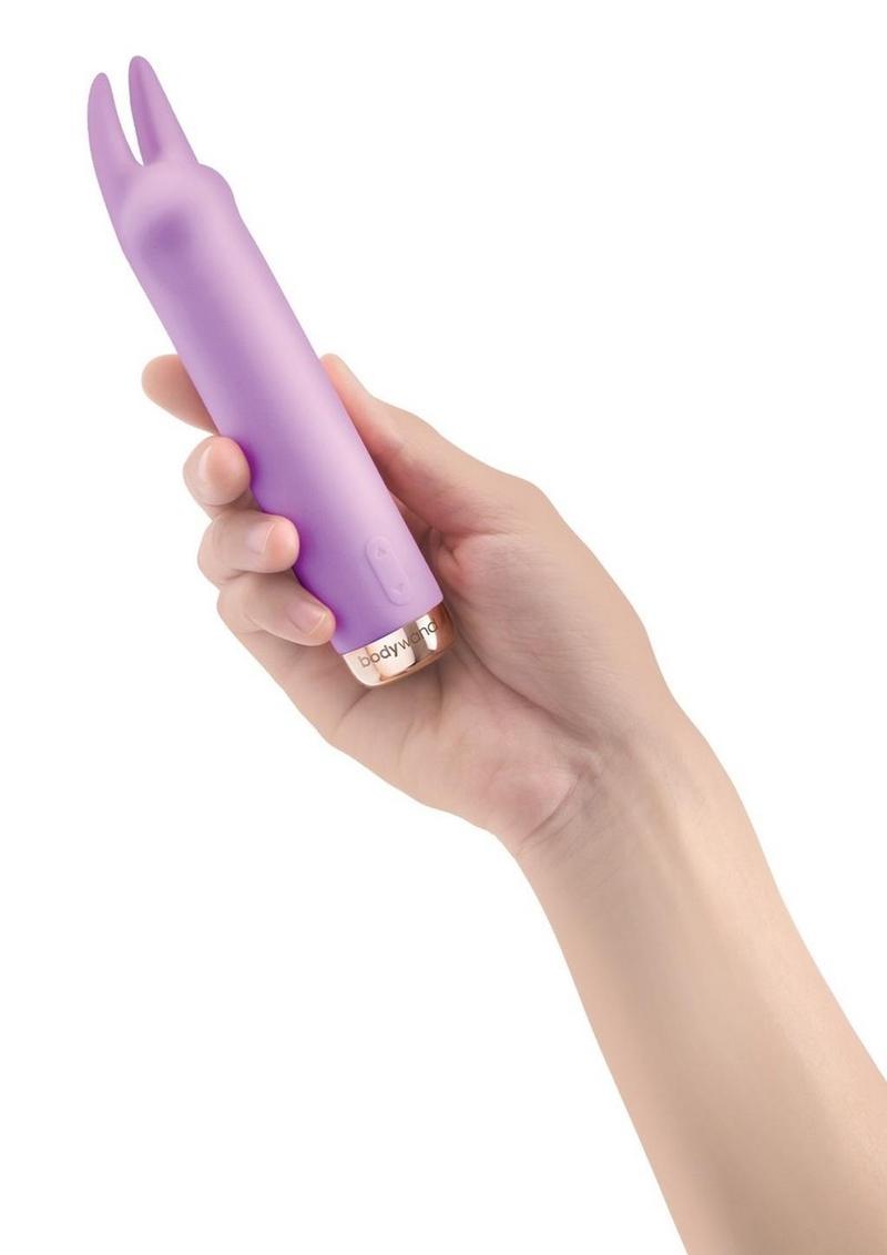 Bodywand My First Rabbit Vibe Silicone Rechargeable Vibrator - Lavender/Purple