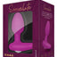 Bodywand Socialite Swag Rechargeable Silicone P-Spot Vibrator - Gold/Purple