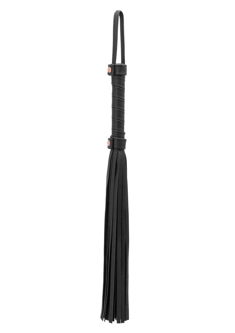 Bondage Couture Pu Leather Flogger - Black