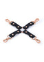 Bondage Couture Pu Leather Hog Tie - Black