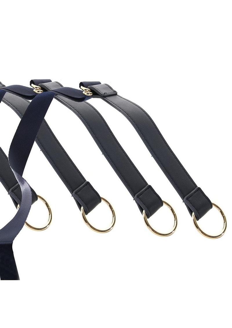 Bondage Couture Tie Down Straps - Blue