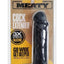Boneyard Meaty 3x Stretch Silicone Penis Extender - Black - 6.5in