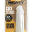 Boneyard Meaty 3x Stretch Silicone Penis Extender - Clear - 6.5in